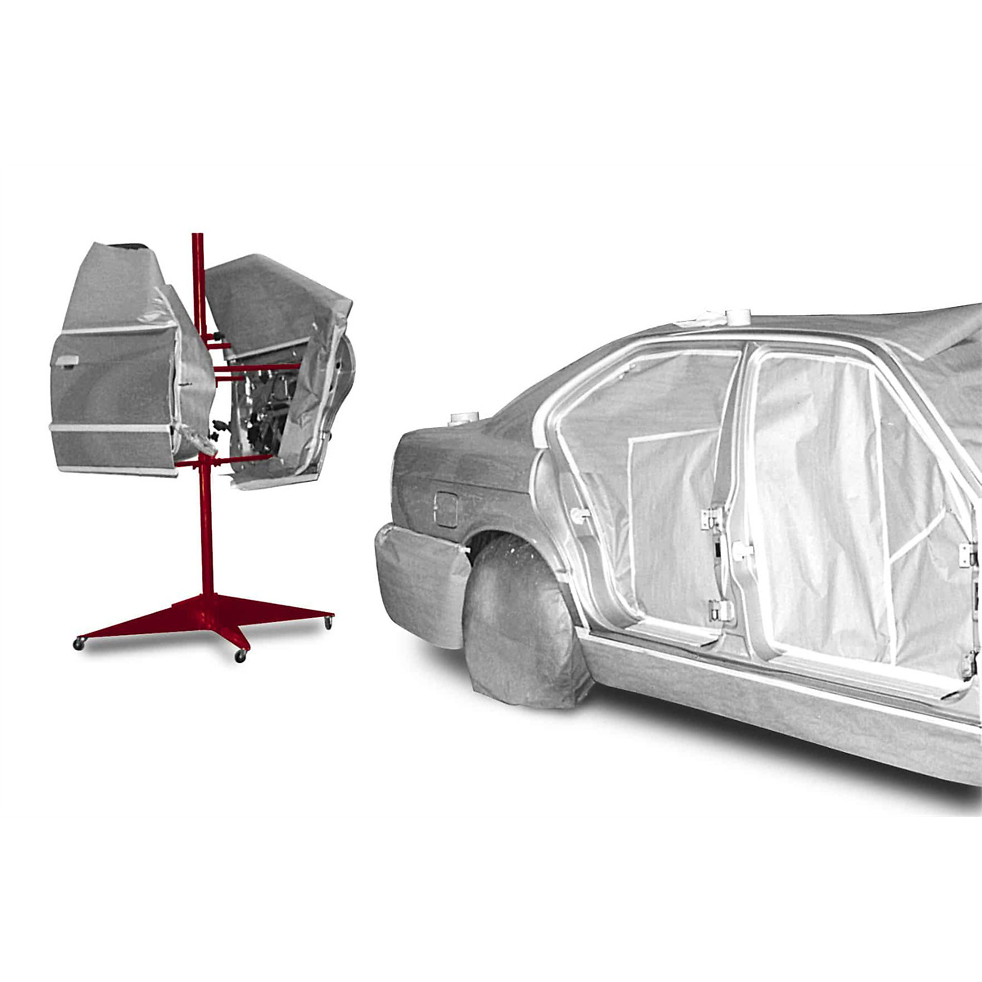 Steck Manufacturing Panel Tree Paint Stand — Adjustable Height and Angle, Durable Construction, Model# STC35900